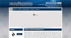 Desktop Screenshot of electromechanisms.com